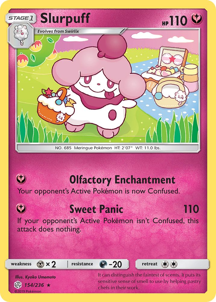 Pokemon| Slurpuff (154/236) [Sun & Moon: Cosmic Eclipse] | The Nerd Merchant