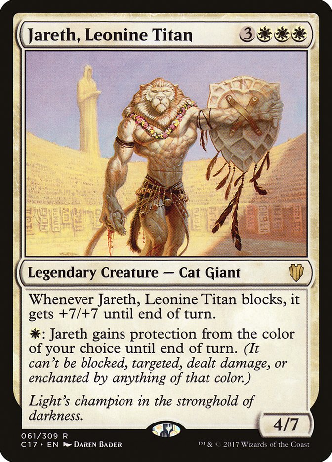 Magic | Jareth, Leonine Titan [Commander 2017] | The Nerd Merchant