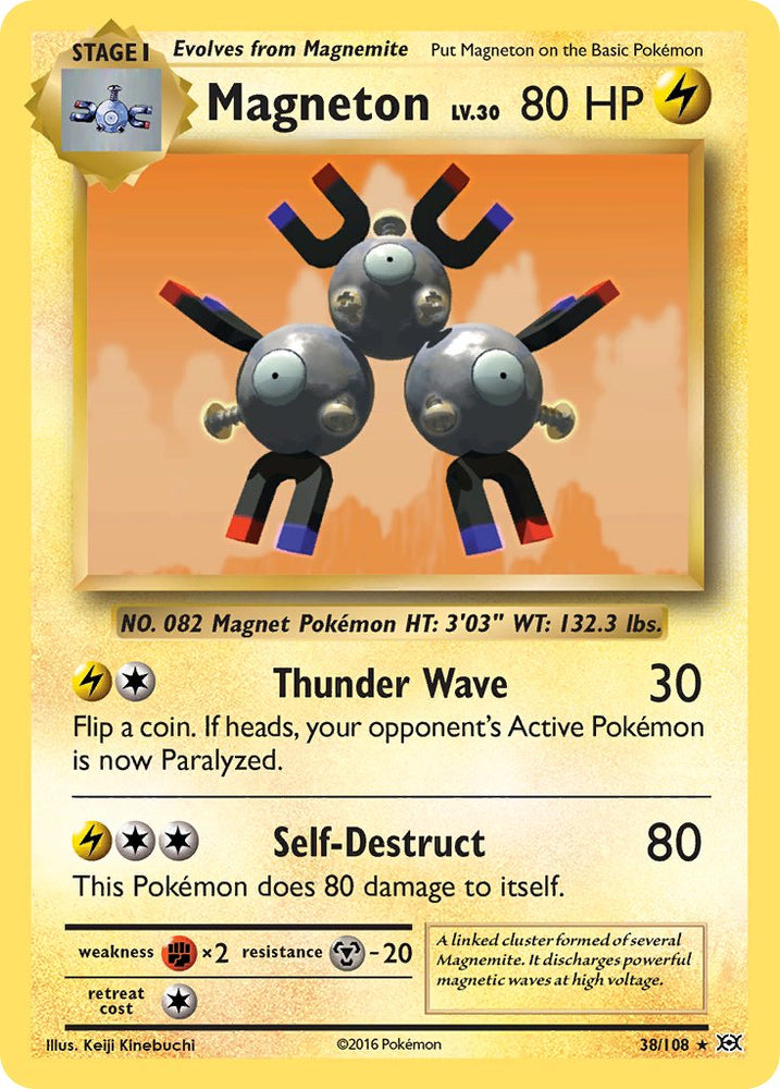 Pokemon | Magneton (38/108) (Theme Deck Exclusive) [XY: Evolutions] | The Nerd Merchant