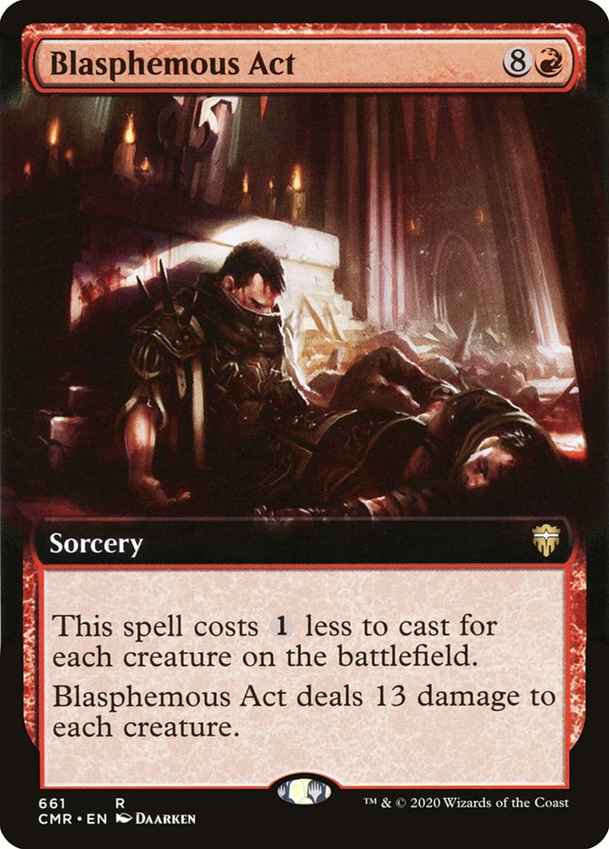 Magic | Blasphemous Act (Extended Art) [Commander Legends] | The Nerd Merchant