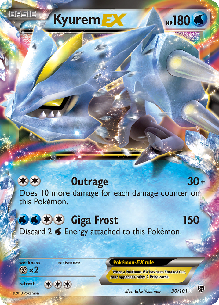 Pokemon | Kyurem EX (30/101) [Black & White: Plasma Blast] | The Nerd Merchant