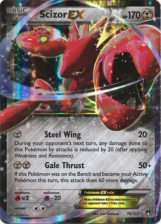 Pokemon | Scizor EX (76/122) (Jumbo Card) [XY: BREAKpoint] | The Nerd Merchant
