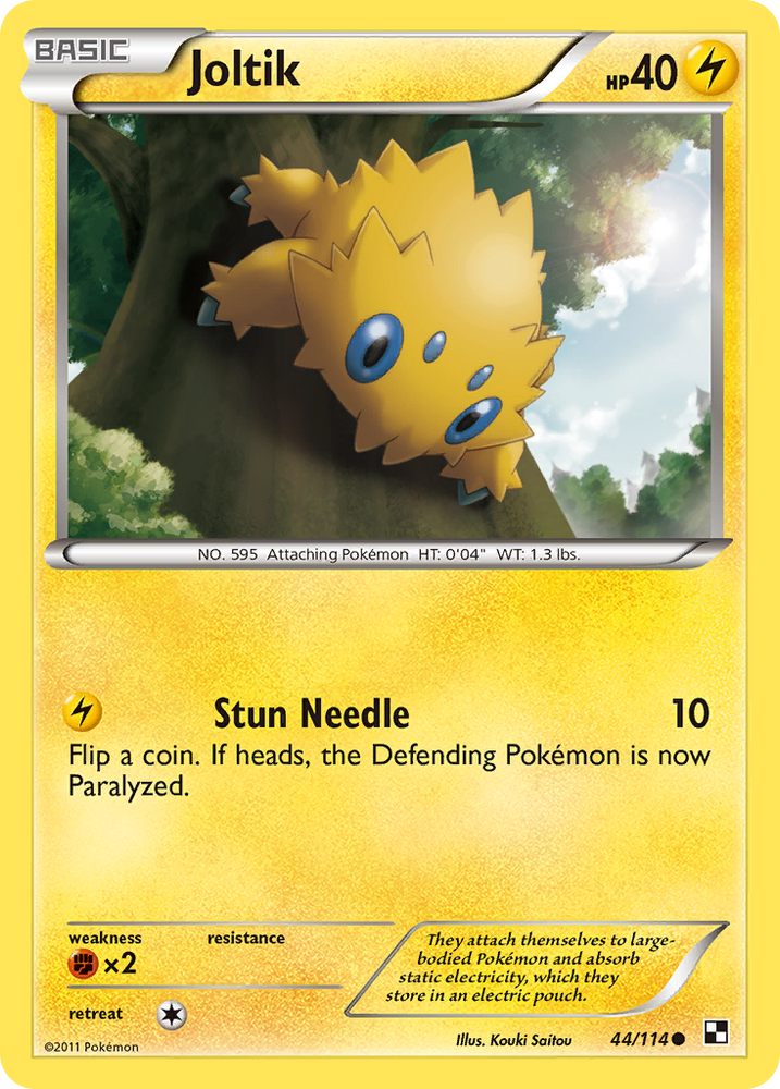 Pokemon | Joltik (44/114) [Black & White: Base Set] | The Nerd Merchant