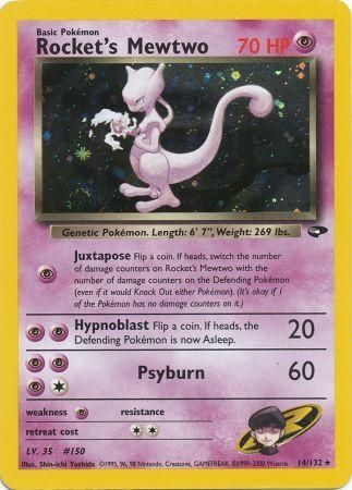 Pokemon | Rocket's Mewtwo (14/132) [Gym Challenge Unlimited] | The Nerd Merchant