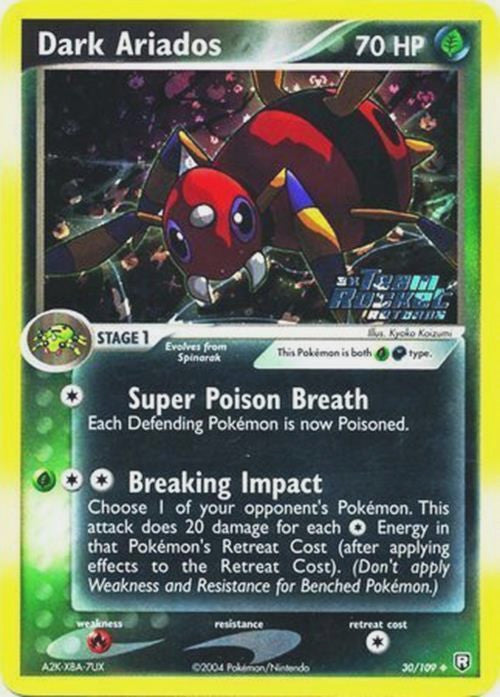 Pokemon | Dark Ariados (30/109) (Stamped) [EX: Team Rocket Returns] | The Nerd Merchant