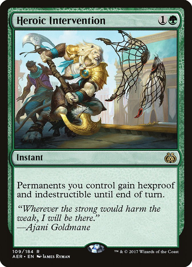 Magic | Heroic Intervention [Aether Revolt] | The Nerd Merchant