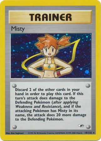 Pokemon | Misty (18/132) [Gym Heroes Unlimited] | The Nerd Merchant
