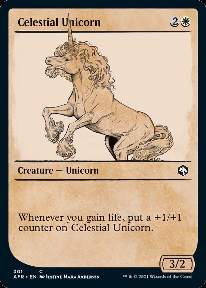 Magic | Celestial Unicorn (Showcase) [Dungeons & Dragons: Adventures in the Forgotten Realms] | The Nerd Merchant