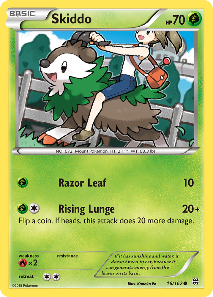 Pokemon | Skiddo (16/162) [XY: BREAKthrough] | The Nerd Merchant