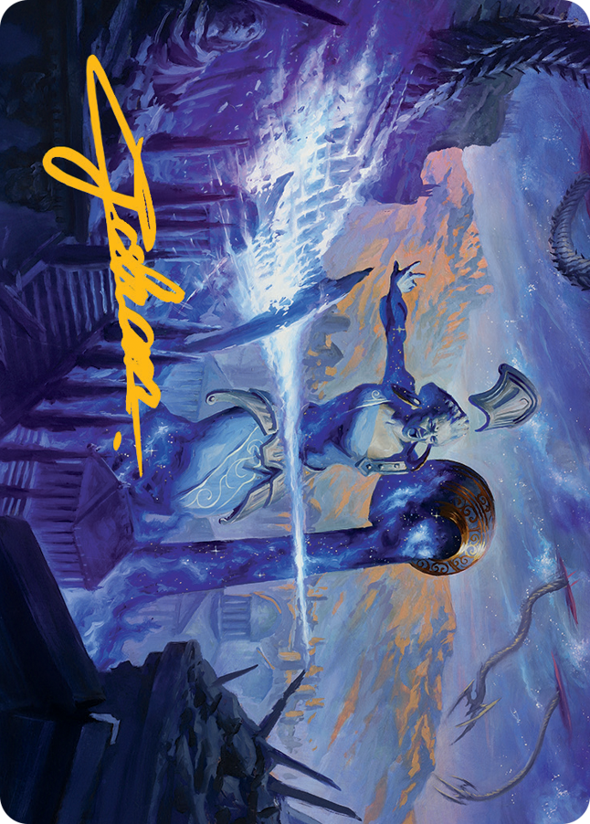 Magic | Ephara, Ever-Sheltering Art Card (Gold-Stamped Signature) [March of the Machine Art Series] | The Nerd Merchant