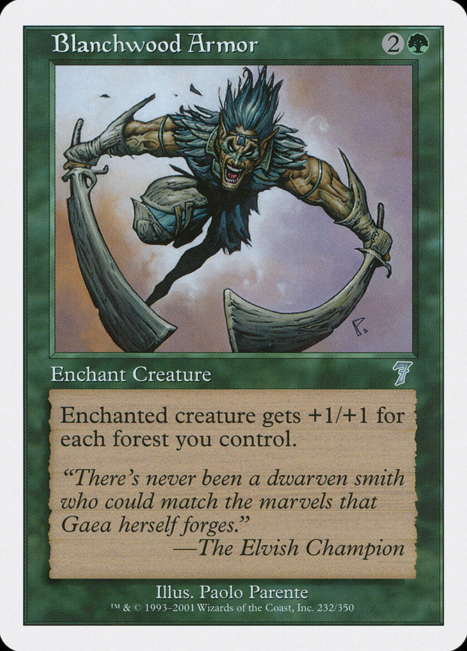 Magic | Blanchwood Armor [Seventh Edition] | The Nerd Merchant