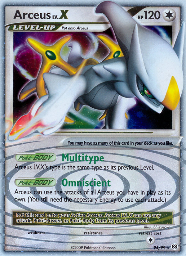 Pokemon | Arceus LV.X (94/99) [Platinum: Arceus] | The Nerd Merchant