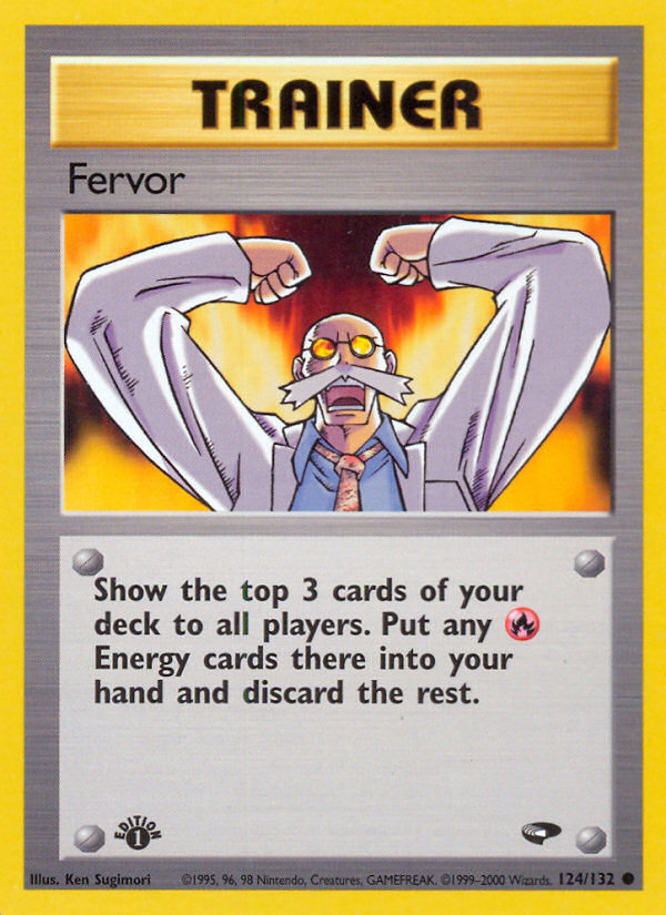 Pokemon | Fervor (124/132) [Gym Challenge 1st Edition] | The Nerd Merchant
