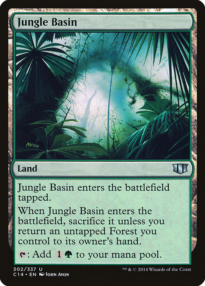 Magic | Jungle Basin [Commander 2014] | The Nerd Merchant