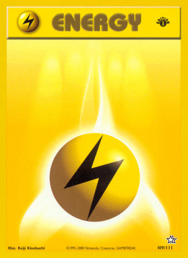 Pokemon | Lightning Energy (109/111) [Neo Genesis 1st Edition] | The Nerd Merchant