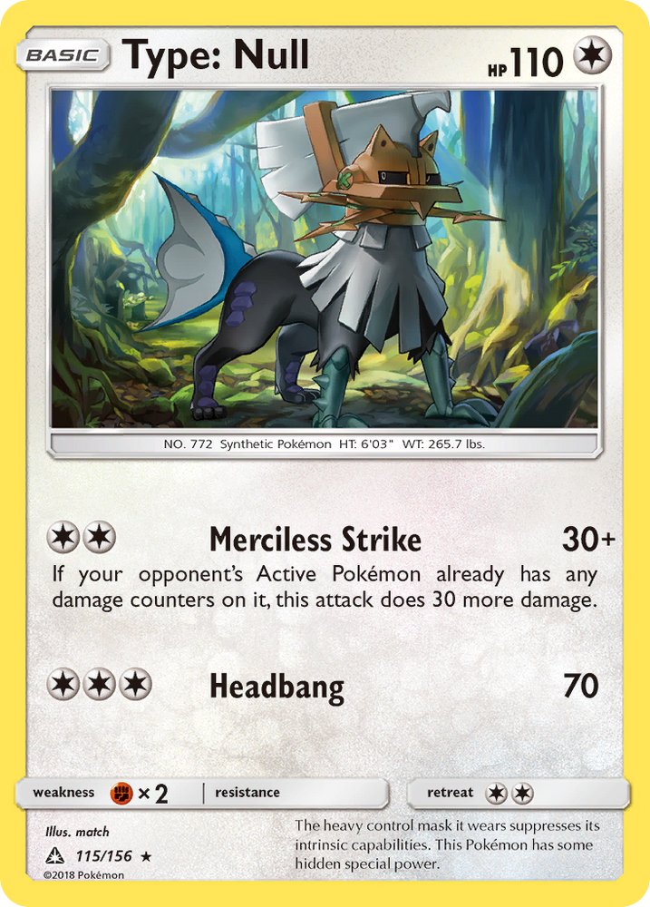 Pokemon | Type: Null (115/156) [Sun & Moon: Ultra Prism] | The Nerd Merchant