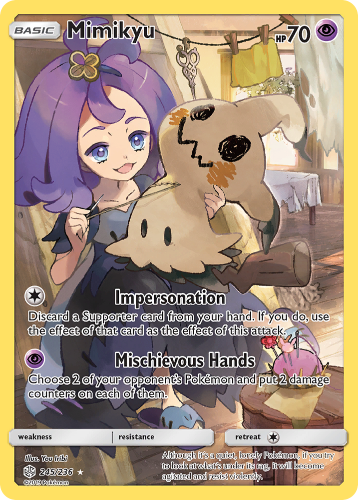 Pokemon| Mimikyu (245/236) [Sun & Moon: Cosmic Eclipse] | The Nerd Merchant