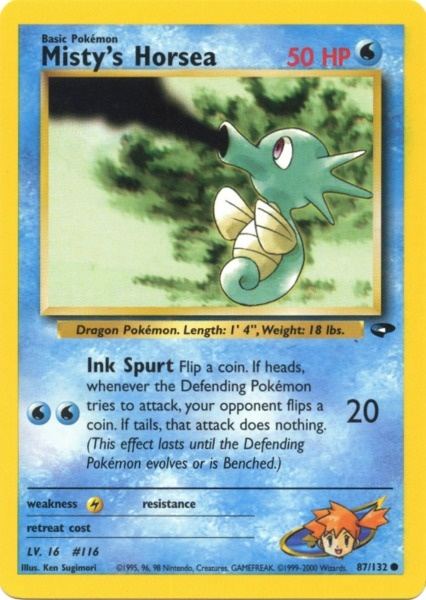 Pokemon | Misty's Horsea (87/132) [Gym Challenge Unlimited] | The Nerd Merchant