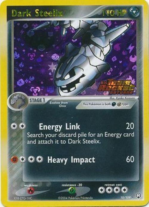 Pokemon | Dark Steelix (10/109) (Stamped) [EX: Team Rocket Returns] | The Nerd Merchant