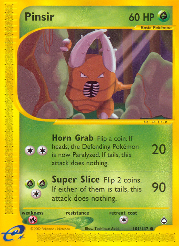 Pokemon | Pinsir (101/147) [Aquapolis] | The Nerd Merchant