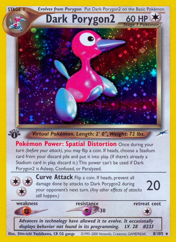 Pokemon | Dark Porygon2 (8/105) [Neo Destiny 1st Edition] | The Nerd Merchant