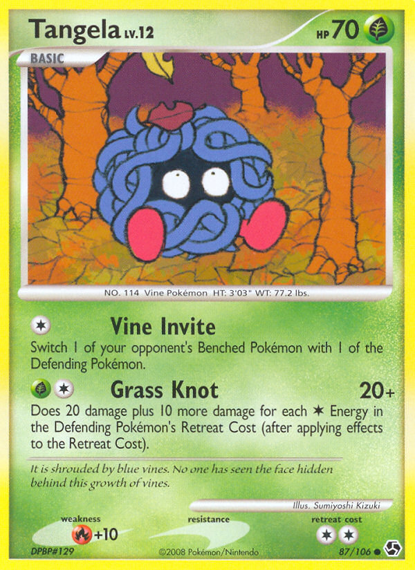 Pokemon | Tangela (87/106) [Diamond & Pearl: Great Encounters] | The Nerd Merchant