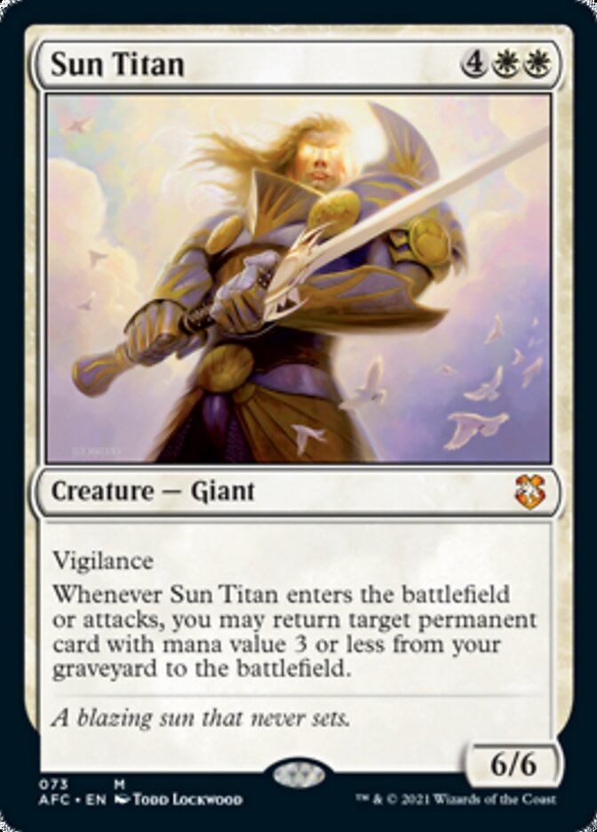 Magic | Sun Titan [Dungeons & Dragons: Adventures in the Forgotten Realms Commander] | The Nerd Merchant