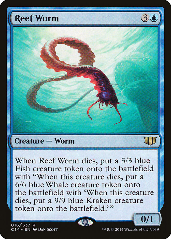 Magic | Reef Worm [Commander 2014] | The Nerd Merchant