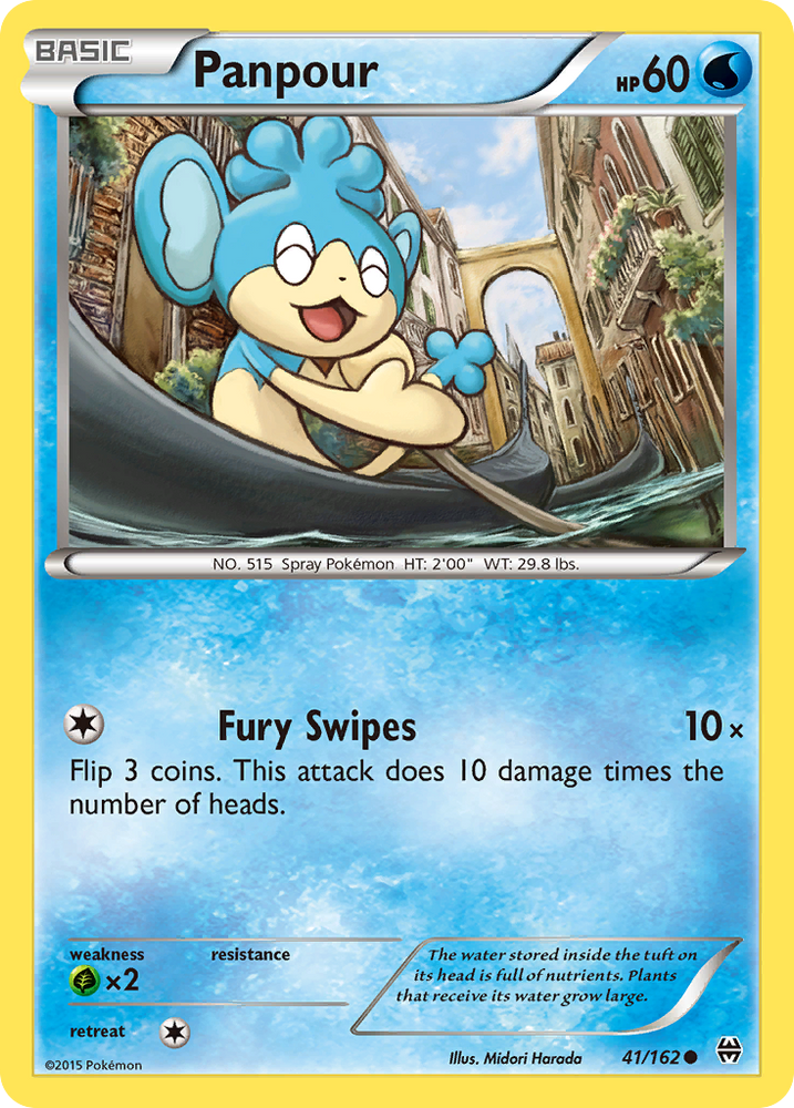 Pokemon | Panpour (41/162) [XY: BREAKthrough] | The Nerd Merchant