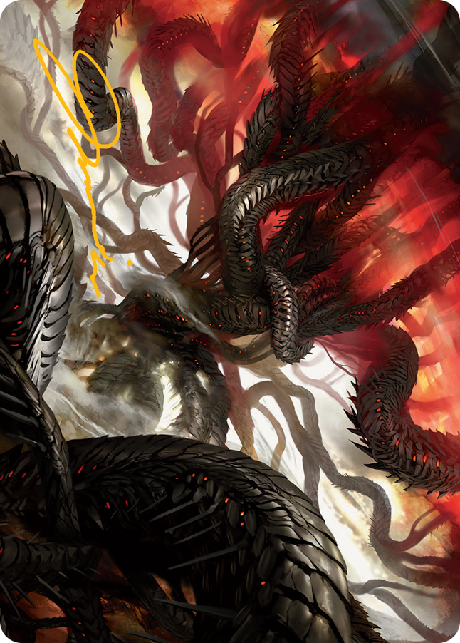 Magic | Realmbreaker, the Invasion Tree Art Card (Gold-Stamped Signature) [March of the Machine Art Series] | The Nerd Merchant