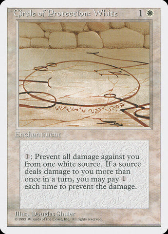 Magic | Circle of Protection: White [Fourth Edition] | The Nerd Merchant