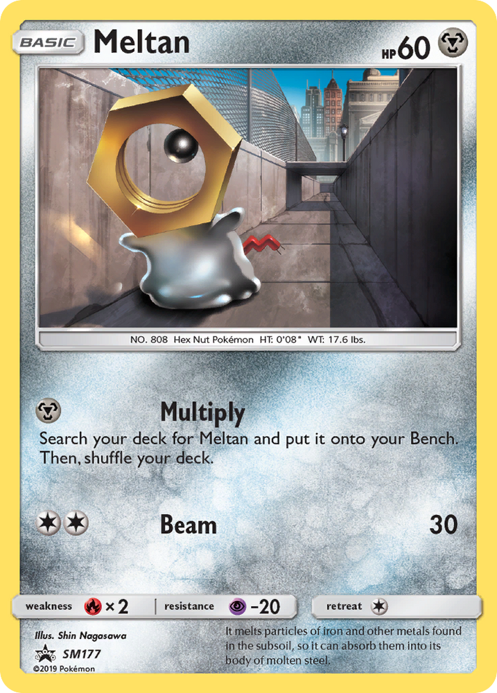 Pokemon | Meltan (SM177) [Sun & Moon: Black Star Promos] | The Nerd Merchant