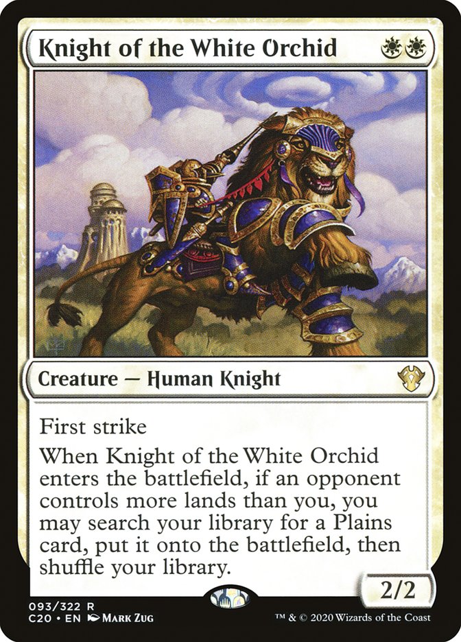 Magic | Knight of the White Orchid [Commander 2020] | The Nerd Merchant