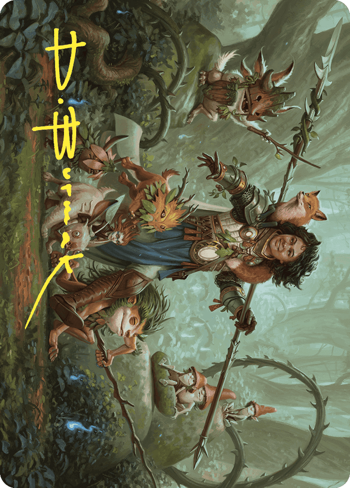 Magic | Ellivere of the Wild Court Art Card (Gold-Stamped Signature) [Wilds of Eldraine Art Series] | The Nerd Merchant