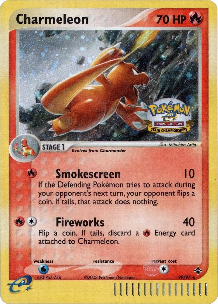 Pokemon | Charmeleon (99/97) (State Championship) [EX: Dragon] | The Nerd Merchant