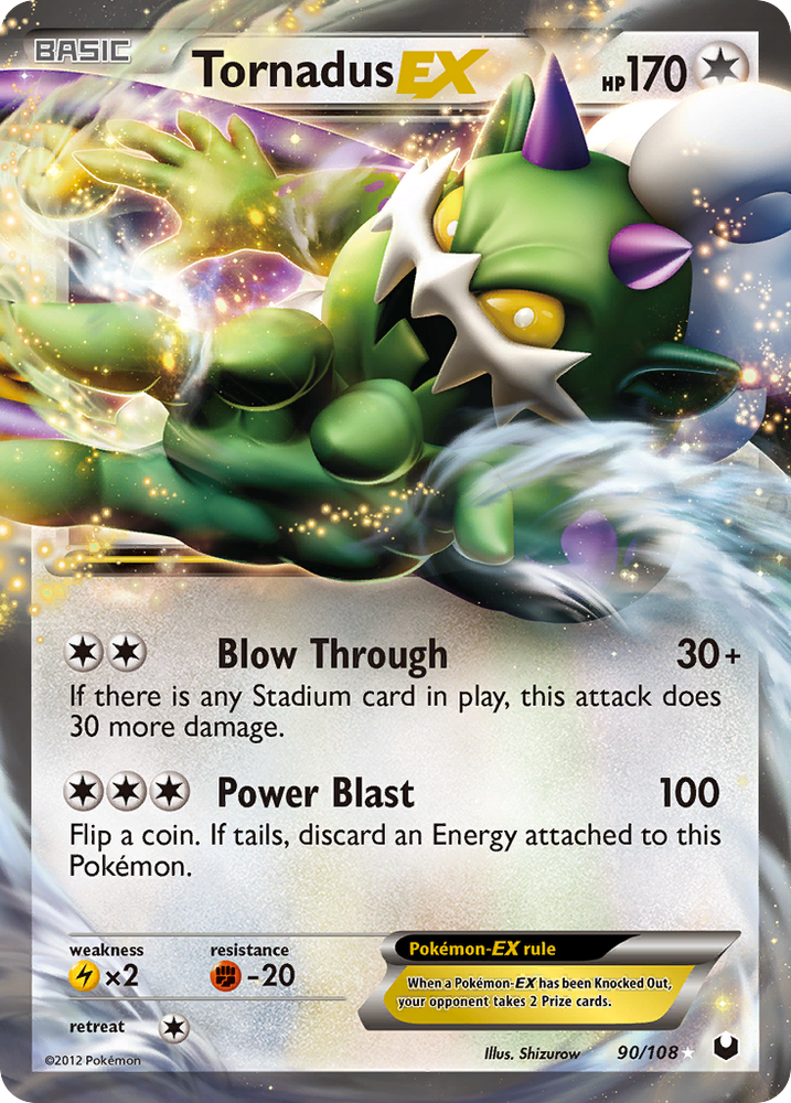 Pokemon | Tornadus EX (90/108) [Black & White: Dark Explorers] | The Nerd Merchant