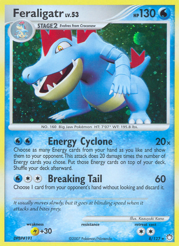 Pokemon | Feraligatr (8/123) [Diamond & Pearl: Mysterious Treasures] | The Nerd Merchant