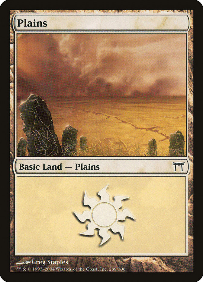 Magic | Plains (289) [Champions of Kamigawa] | The Nerd Merchant