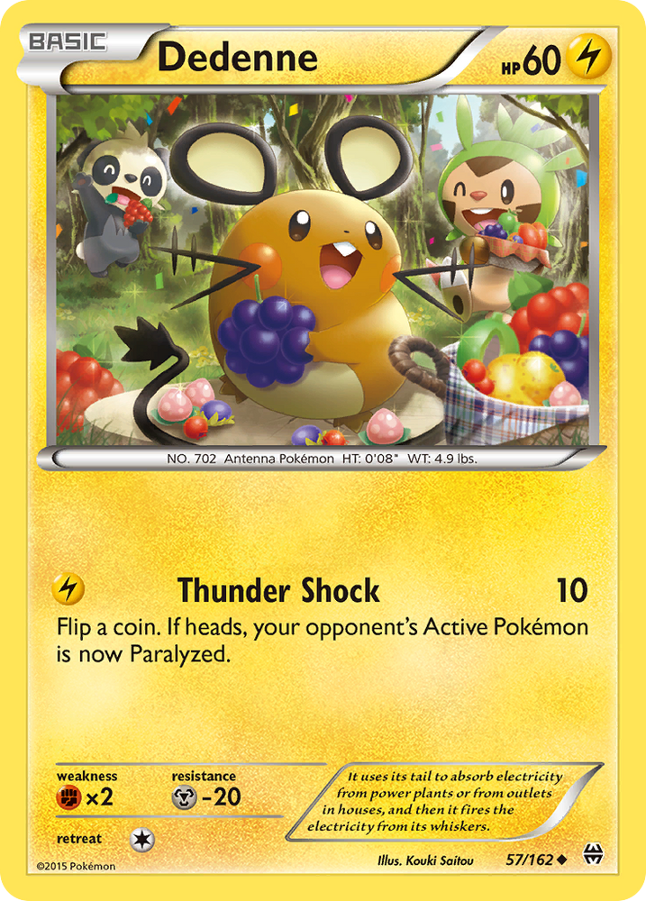 Pokemon | Dedenne (57/162) [XY: BREAKthrough] | The Nerd Merchant