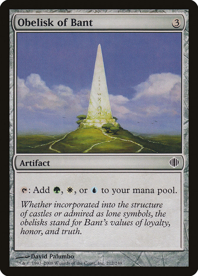 Magic | Obelisk of Bant [Shards of Alara] | The Nerd Merchant