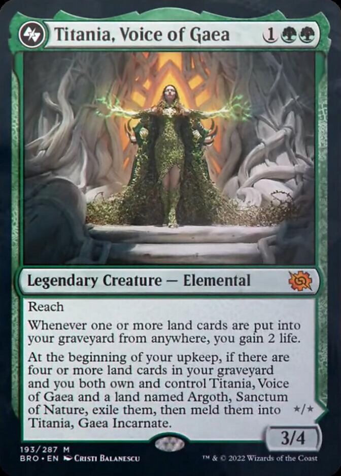 Magic | Titania, Voice of Gaea [The Brothers' War] | The Nerd Merchant