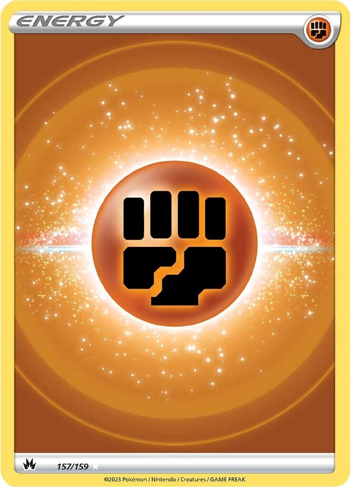 Pokemon | Fighting Energy (157/159) (Texture Full Art) [Sword & Shield: Crown Zenith] | The Nerd Merchant