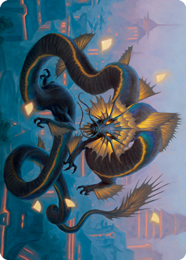 Magic | Ao, the Dawn Sky 1 Art Card [Kamigawa: Neon Dynasty Art Series] | The Nerd Merchant