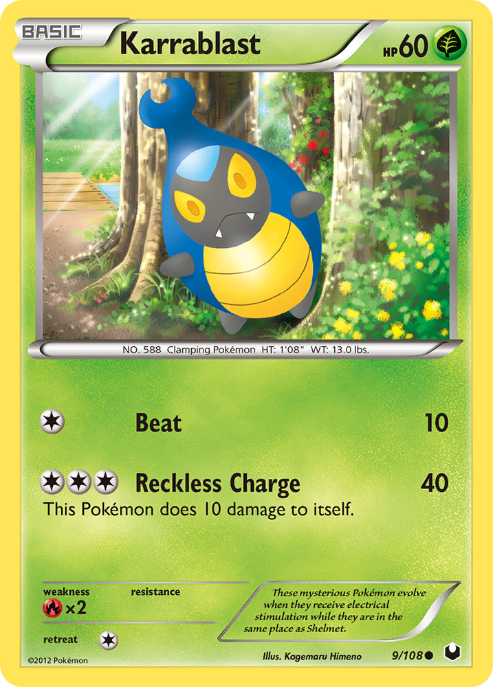 Pokemon | Karrablast (9/108) [Black & White: Dark Explorers] | The Nerd Merchant