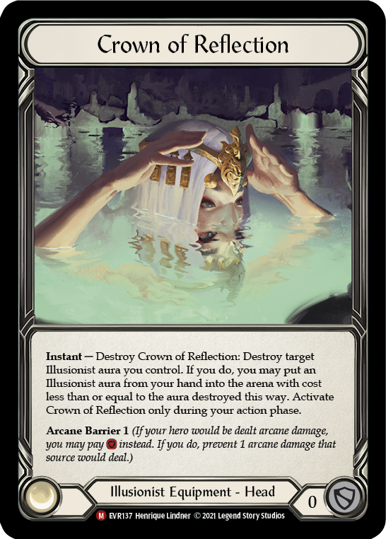 Flesh and Blood TCG | Crown of Reflection [EVR137] (Everfest)  1st Edition Cold Foil | The Nerd Merchant