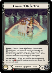 Flesh and Blood TCG | Crown of Reflection [EVR137] (Everfest)  1st Edition Cold Foil | The Nerd Merchant