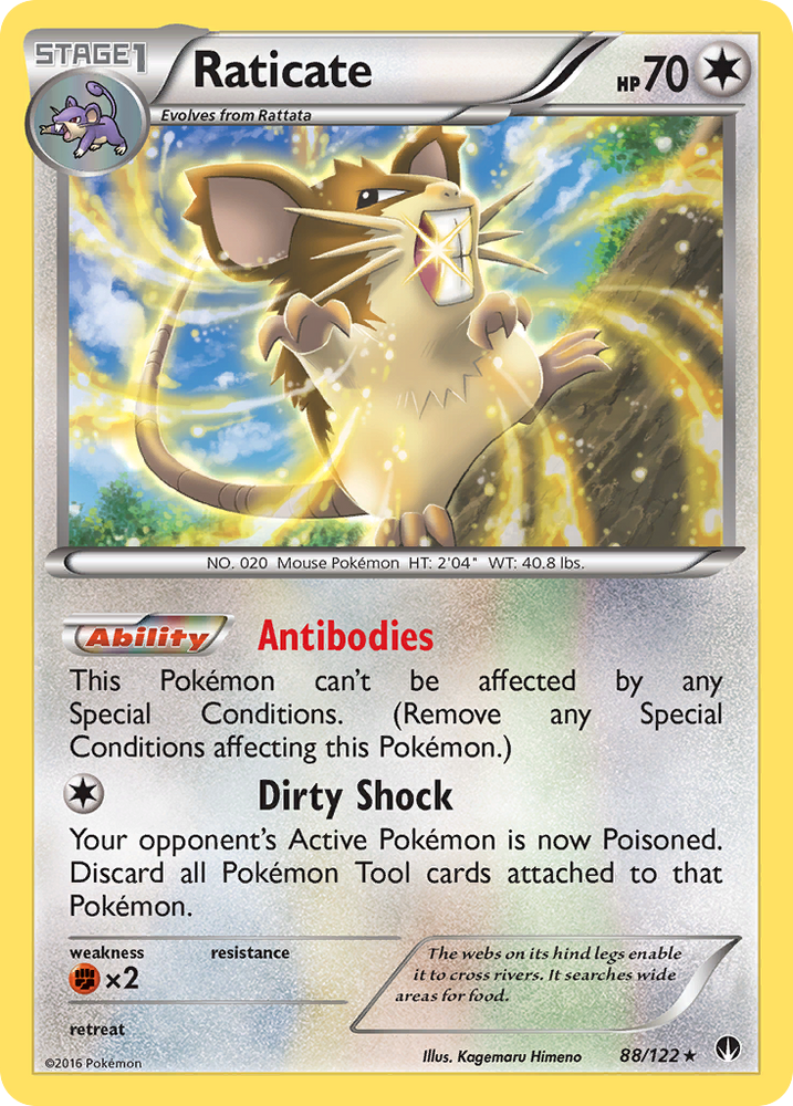 Pokemon | Raticate (88/122) [XY: BREAKpoint] | The Nerd Merchant