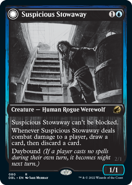 Magic | Suspicious Stowaway // Seafaring Werewolf [Innistrad: Double Feature] | The Nerd Merchant