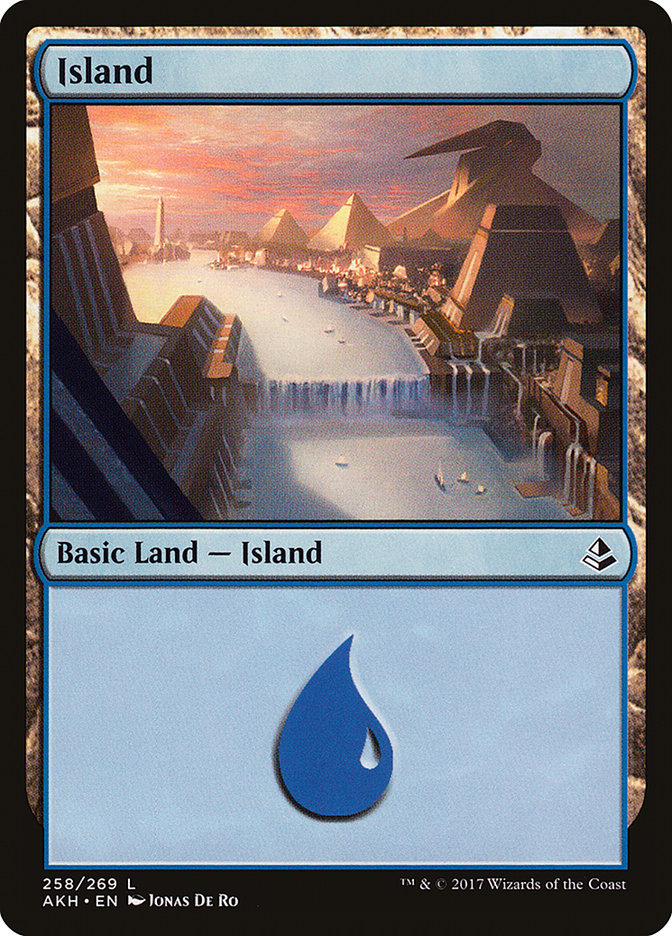 Magic | Island (258) [Amonkhet] | The Nerd Merchant