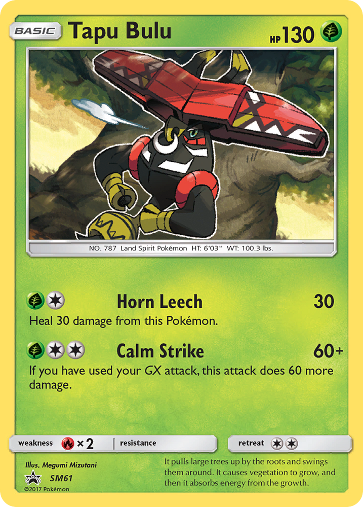Pokemon | Tapu Bulu (SM61) [Sun & Moon: Black Star Promos] | The Nerd Merchant
